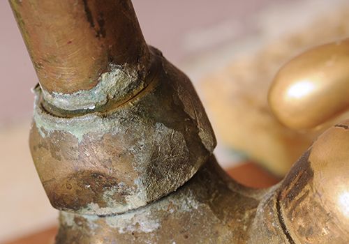 rusted plumbing