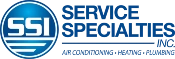 Service Specialties HVAC and plumbing logo.